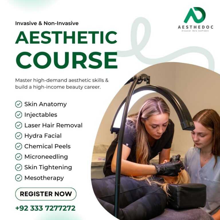 Aesthetic Course in Pakistan Non-Invasive & Invasive