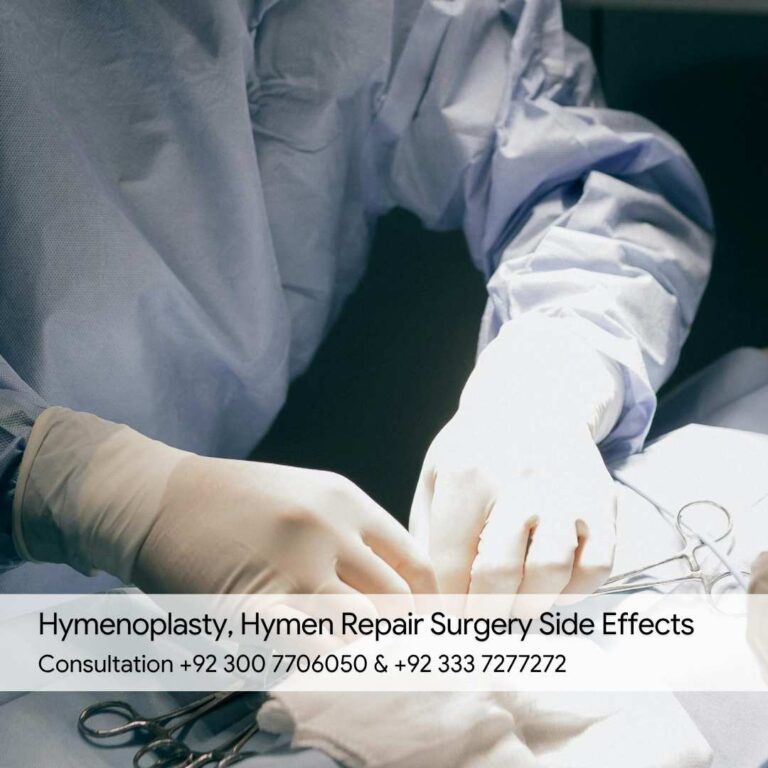 Hymenoplasty, Hymen Repair Surgery Side Effects