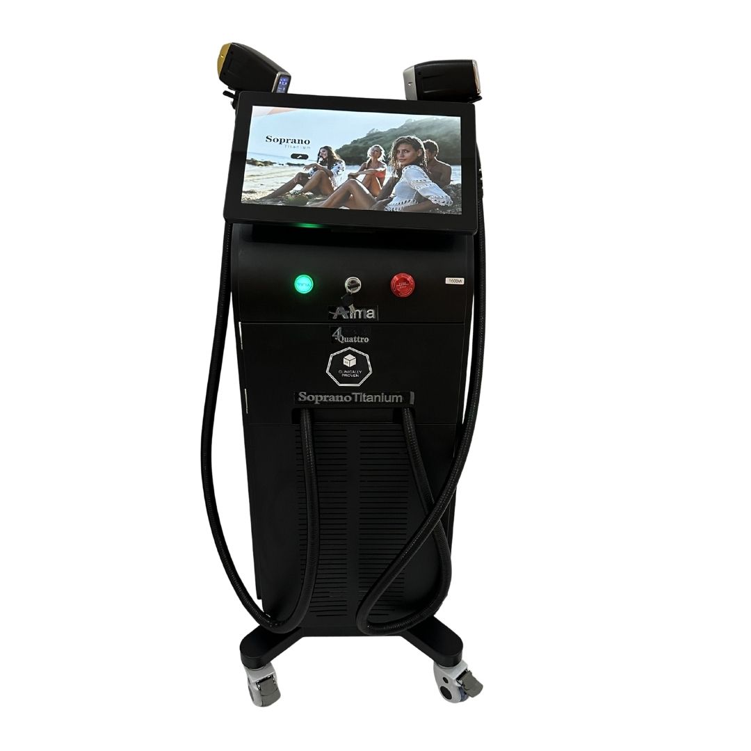 Soprano Titanium Dual Handle Laser Hair Removal Machine in Pakistan