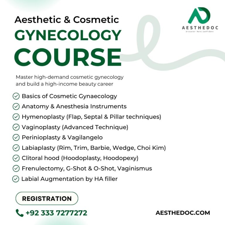Aesthetic & Cosmetic Gynecology Course in Pakistan