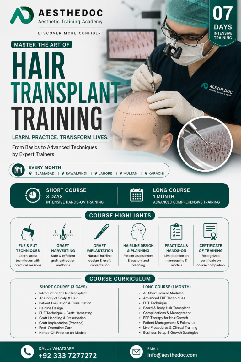 Hair Transplant Training in Pakistan